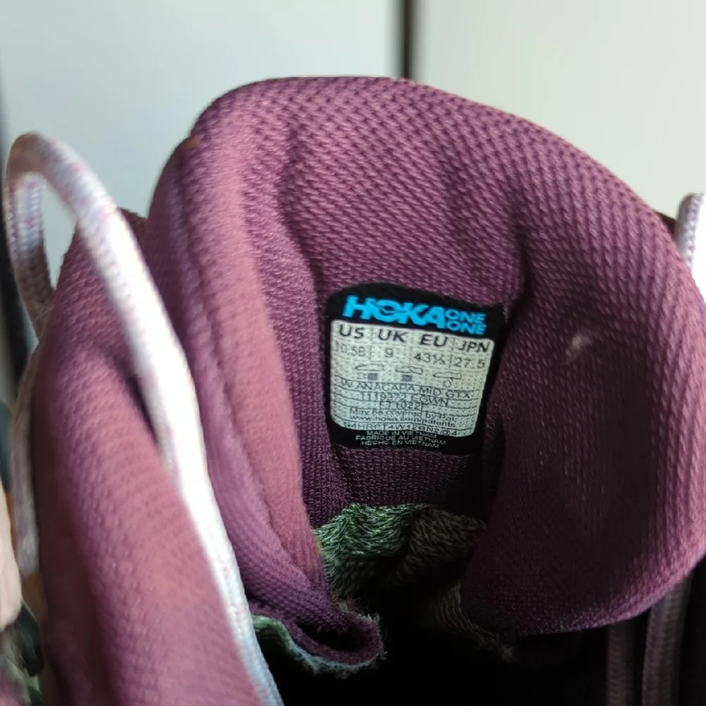 Hoka Trail Shoes Boots Women's Size 10.5 Purple - Picture 4 of 6